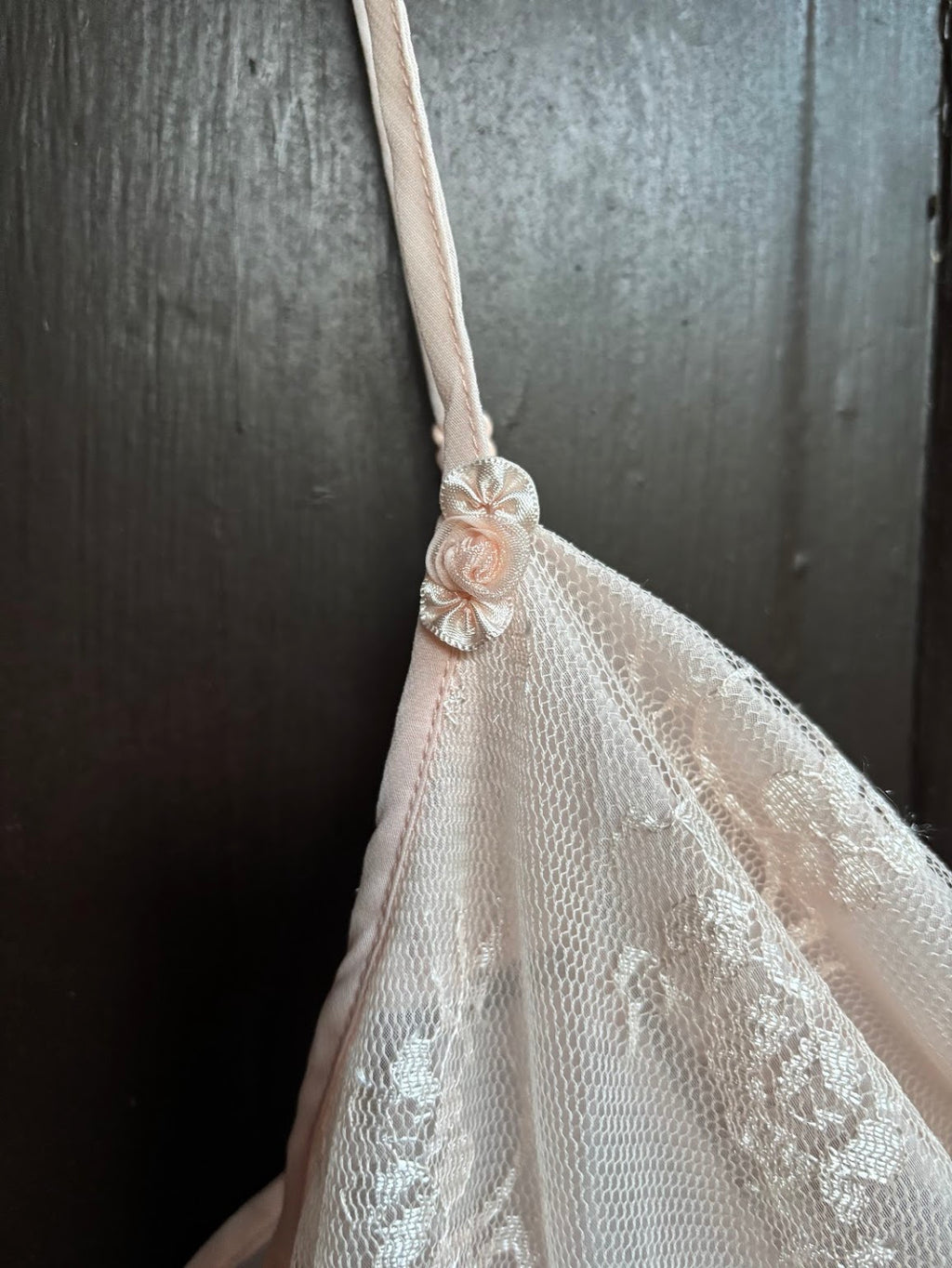 Baby Pink Nightgown w/ Floral Detail