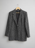 Speckled Blazer in Black