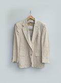 Tan Stitched Blazer