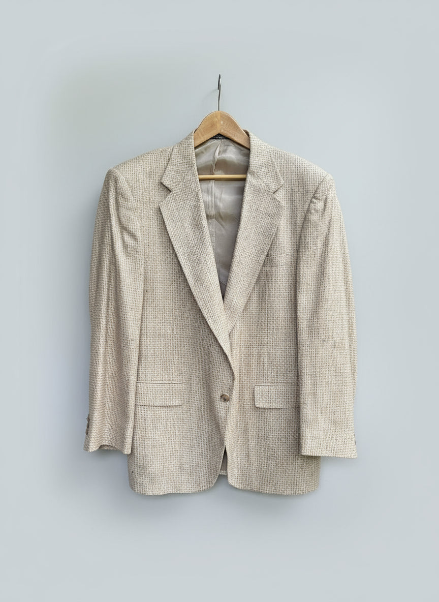 Tan Stitched Blazer