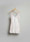 Sweet Pink Slip Dress with Embroidered Straps