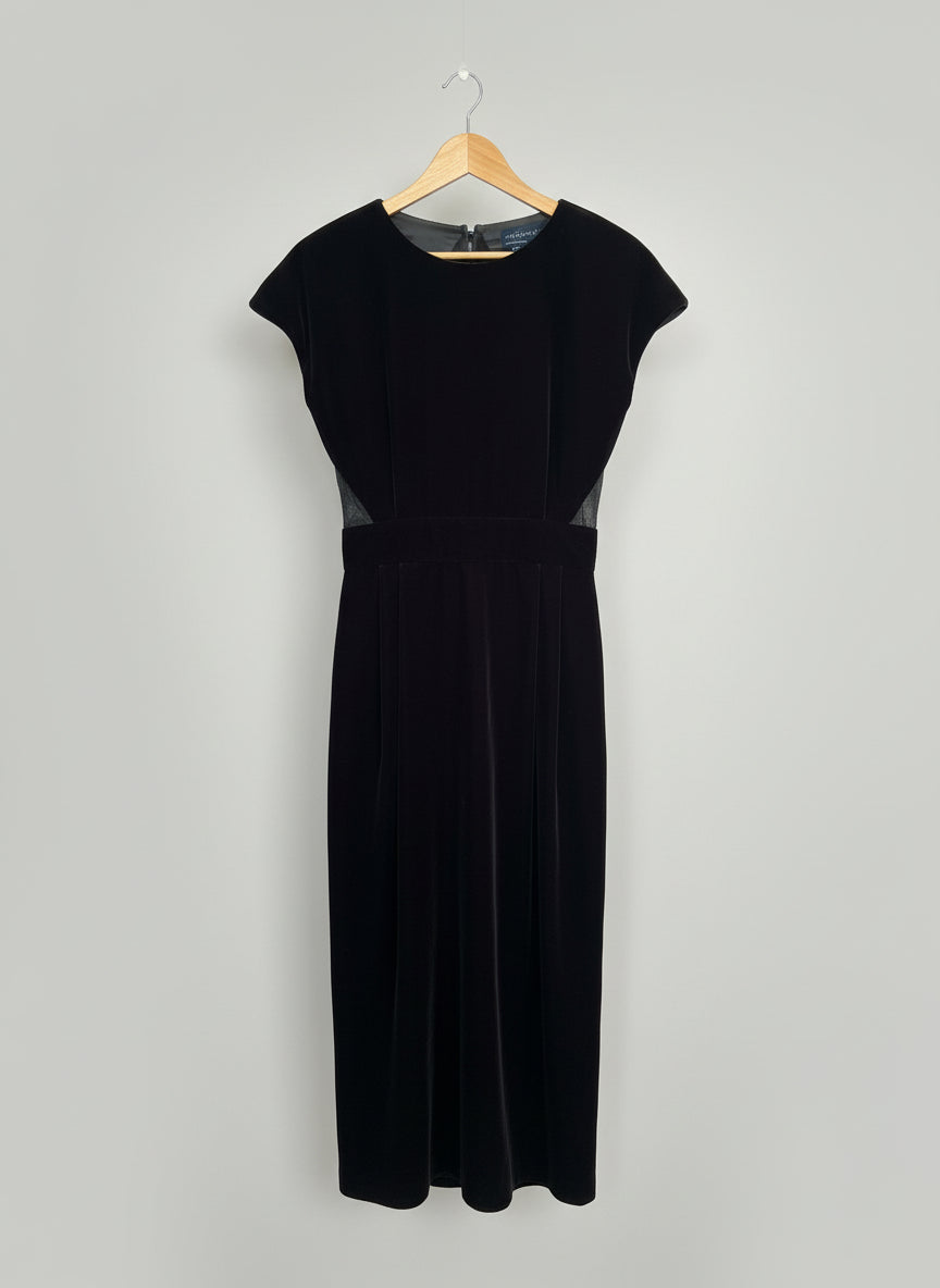 Velvet Underground Dress in Black