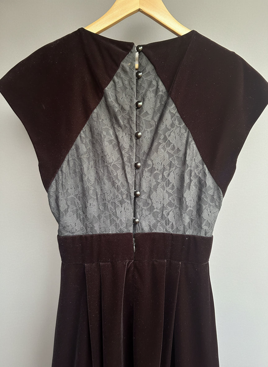 Velvet Underground Dress in Black