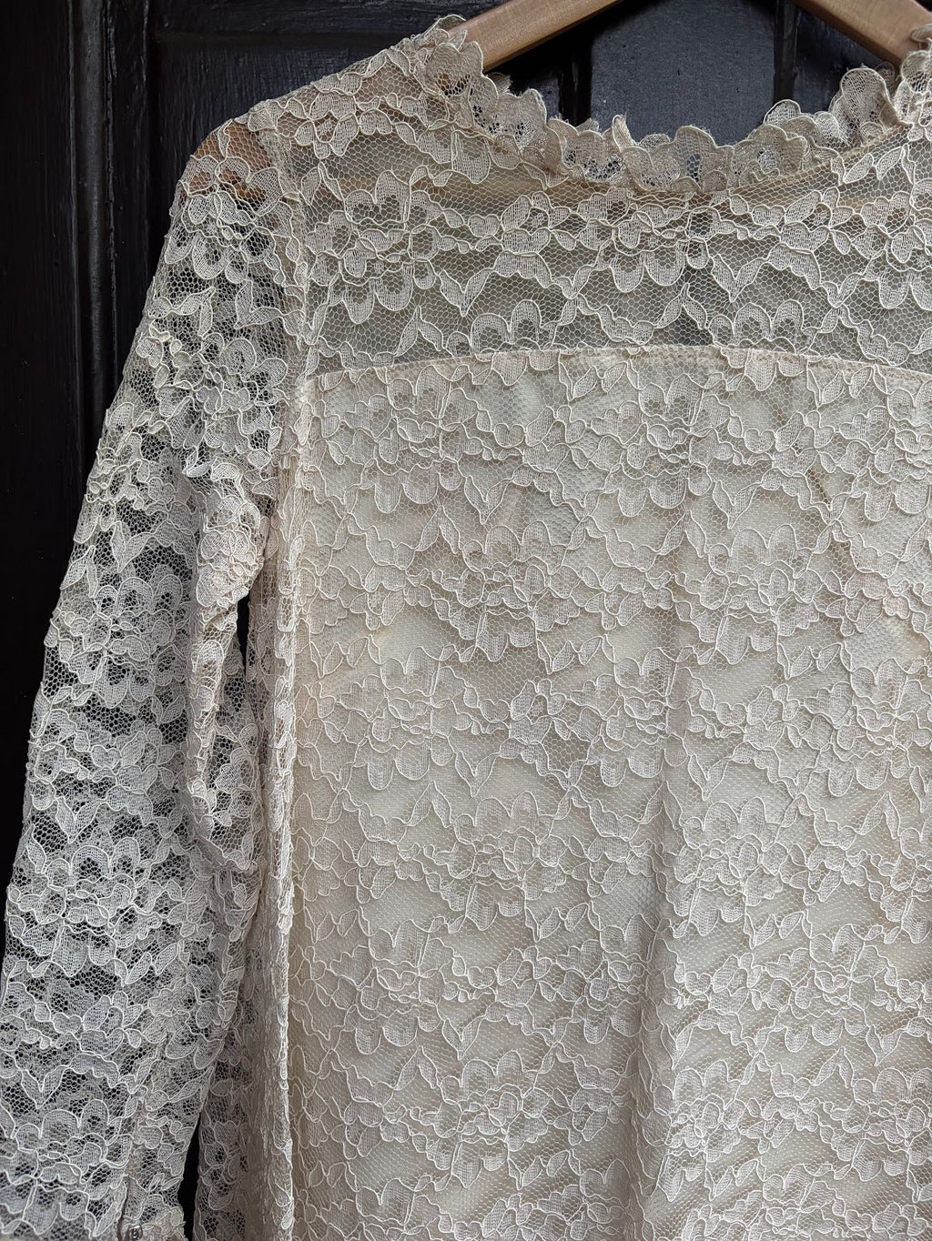 Vintage Lace Mini Dress