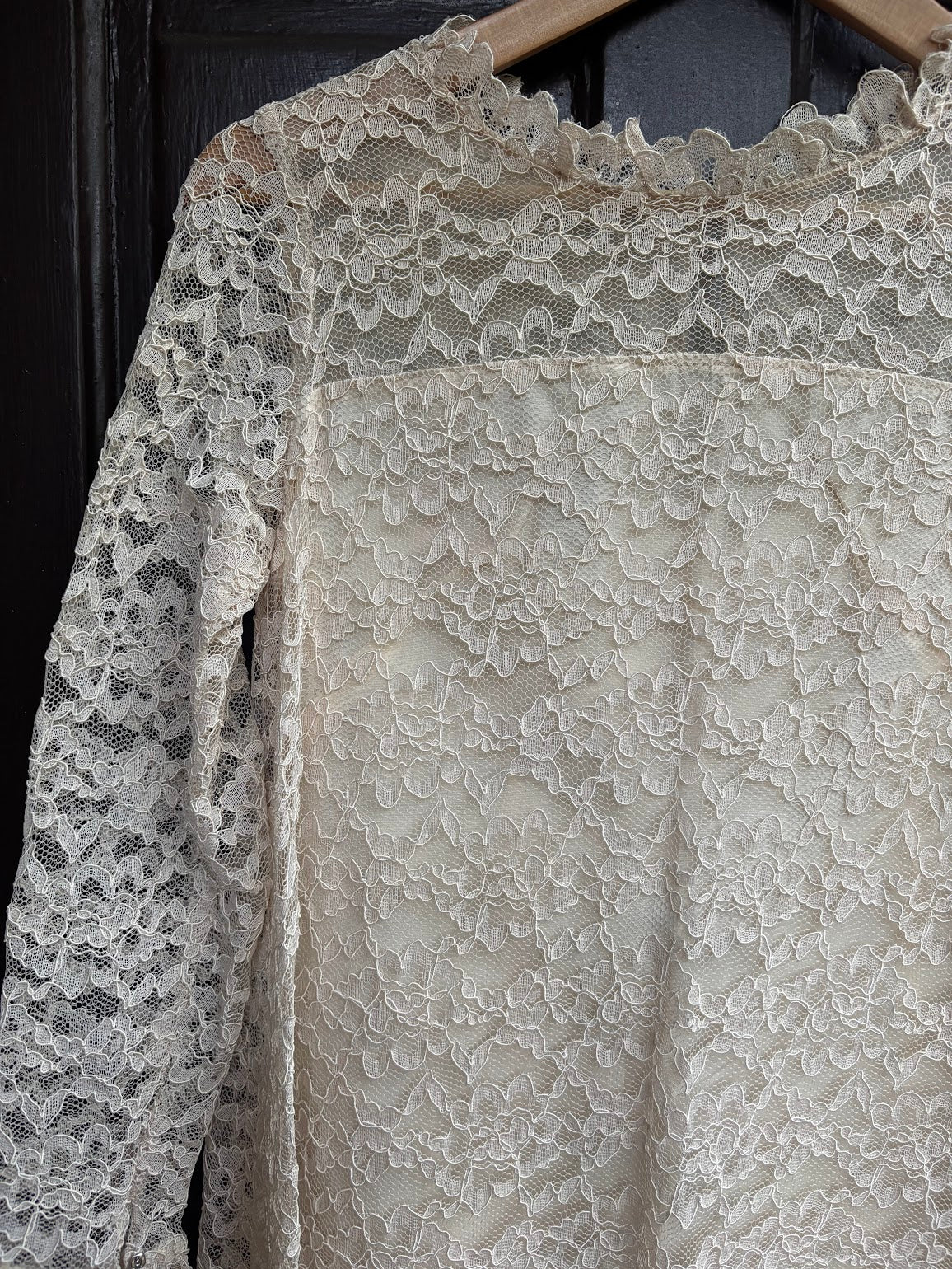 Vintage Lace Mini Dress
