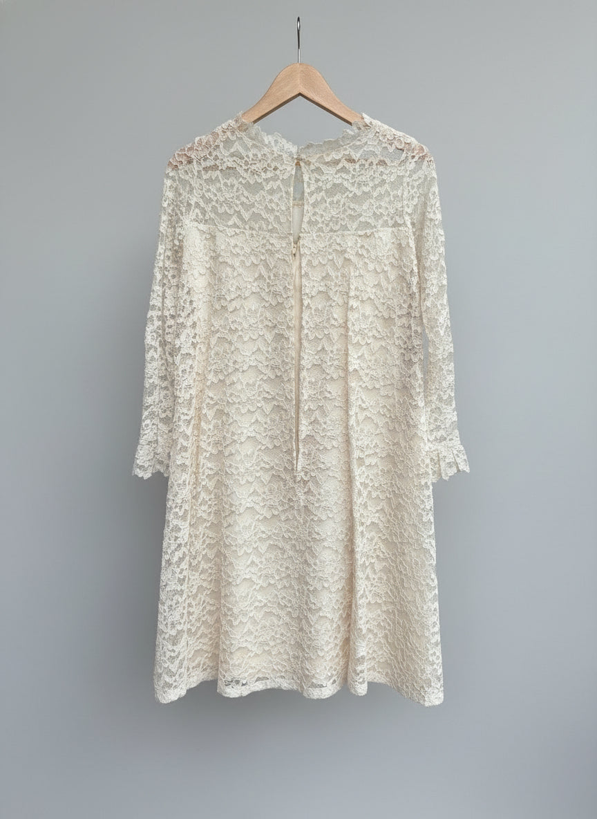Vintage Lace Mini Dress