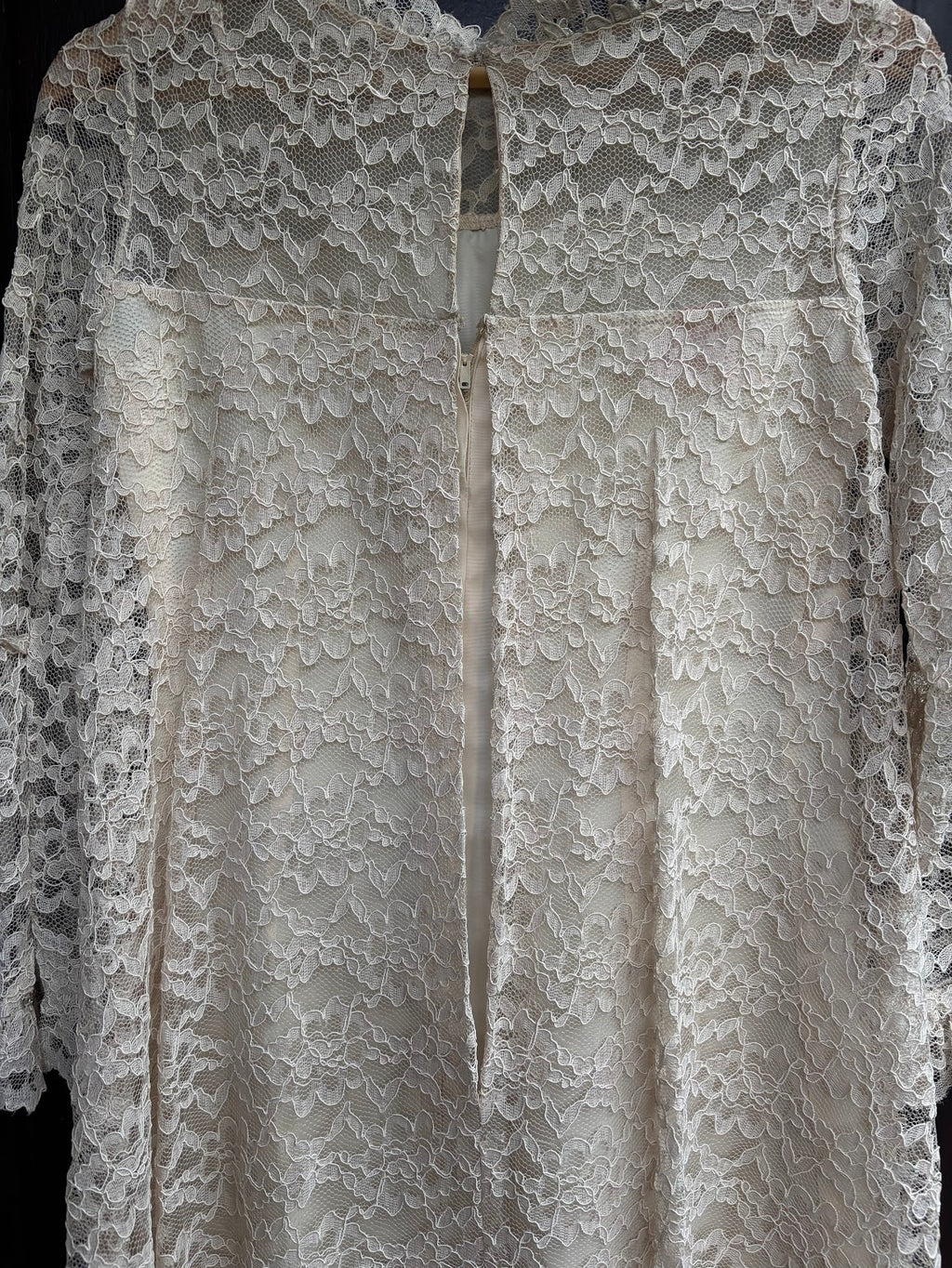 Vintage Lace Mini Dress