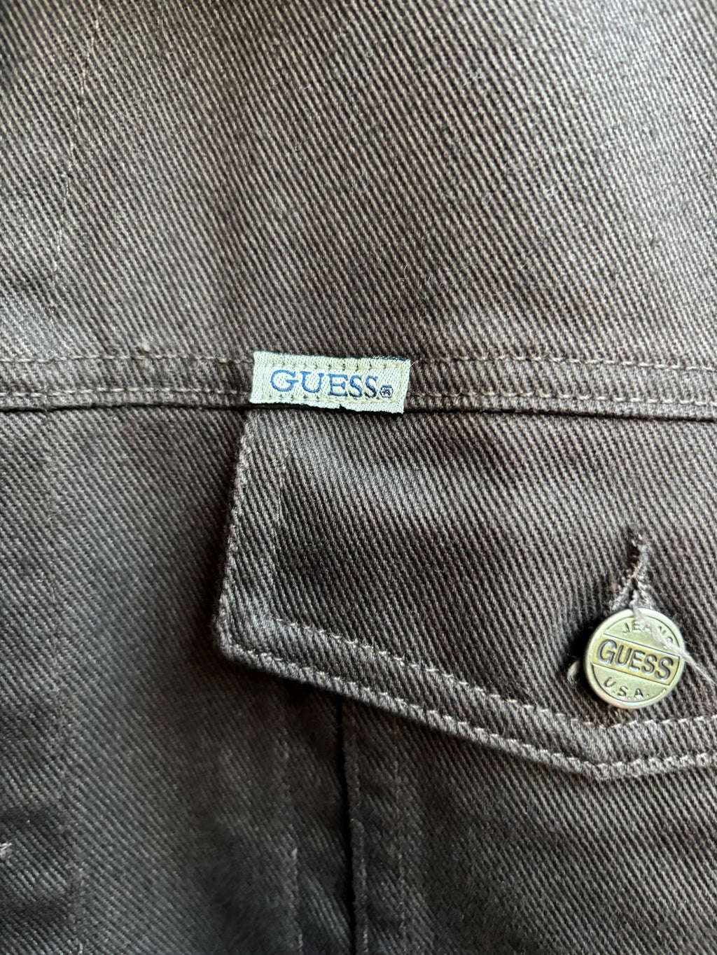 Dark Brown Guess Jacket
