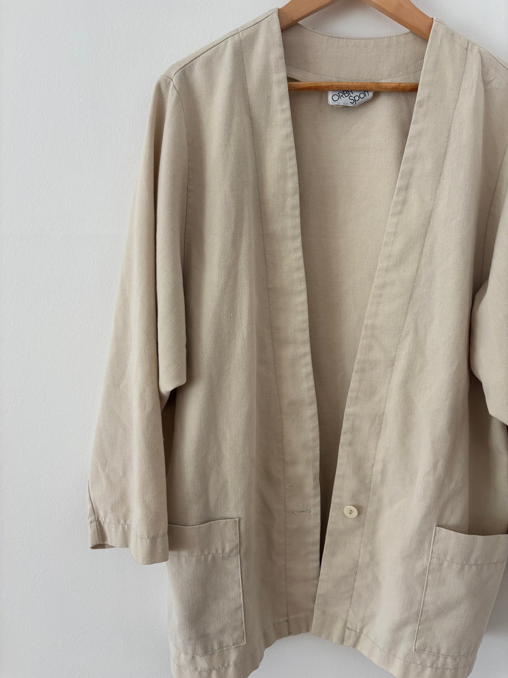 Linen Blend Chore Coat